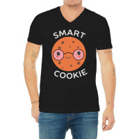 Cookie Is Nerdy And Smart V-neck Tee | Artistshot