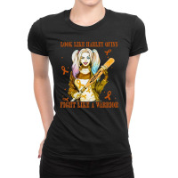 Fight Like A Warrior Ladies Fitted T-shirt | Artistshot