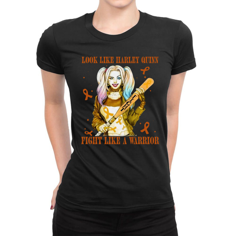 Fight Like A Warrior Ladies Fitted T-Shirt by veelra50534 | Artistshot