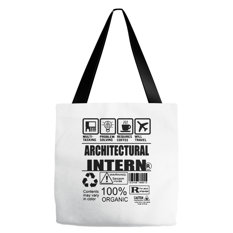 Architectural Intern Contents Tote Bags | Artistshot