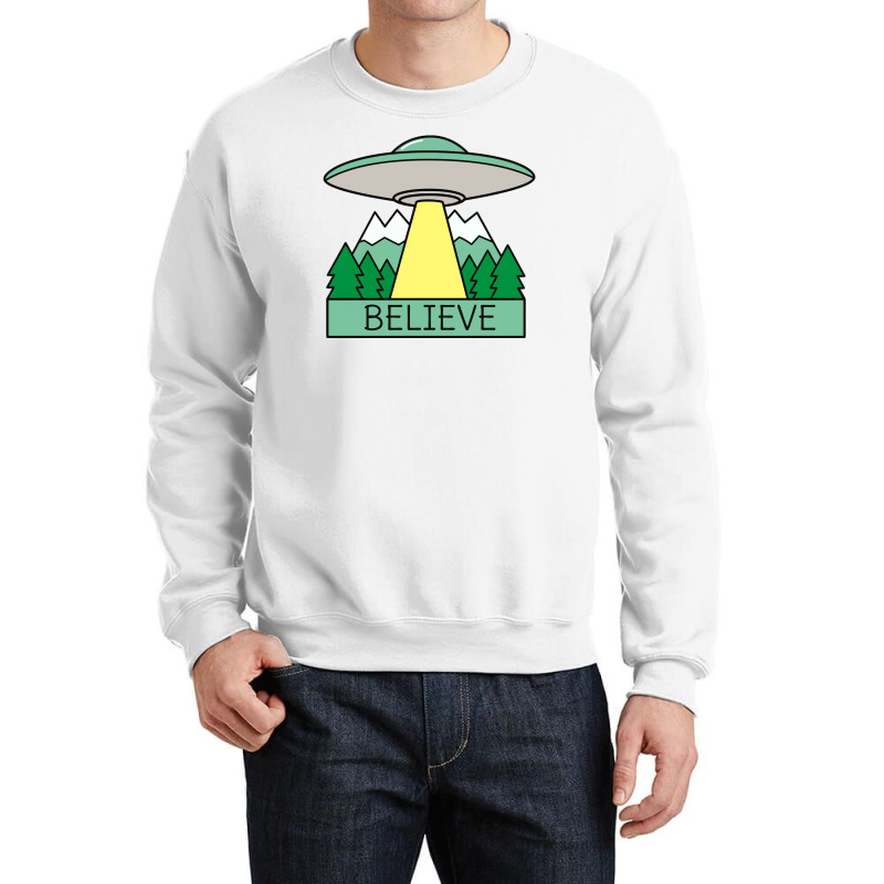 Cool Ufo Sci Fi T Shirt Crewneck Sweatshirt | Artistshot