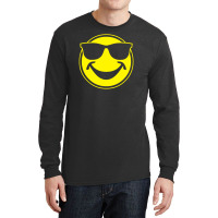 Cool Yellow Smiley Bro With Sunglasses Long Sleeve Shirts | Artistshot