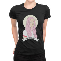 Rock N Roll Music Ladies Fitted T-shirt | Artistshot