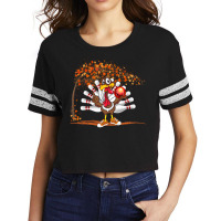 Turkey Playing Bowling Thanksgiving Turkey Tail Bowling Long Sleeve T Scorecard Crop Tee | Artistshot