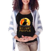 Six Feet People Funny Maternity Scoop Neck T-shirt | Artistshot