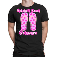 Rehoboth Beach Delaware Summer Vacation Heart Flip Flops Pullover Hood T-shirt | Artistshot