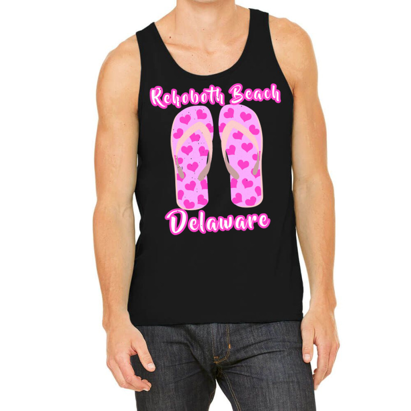 Rehoboth Beach Delaware Summer Vacation Heart Flip Flops Pullover Hood Tank Top | Artistshot