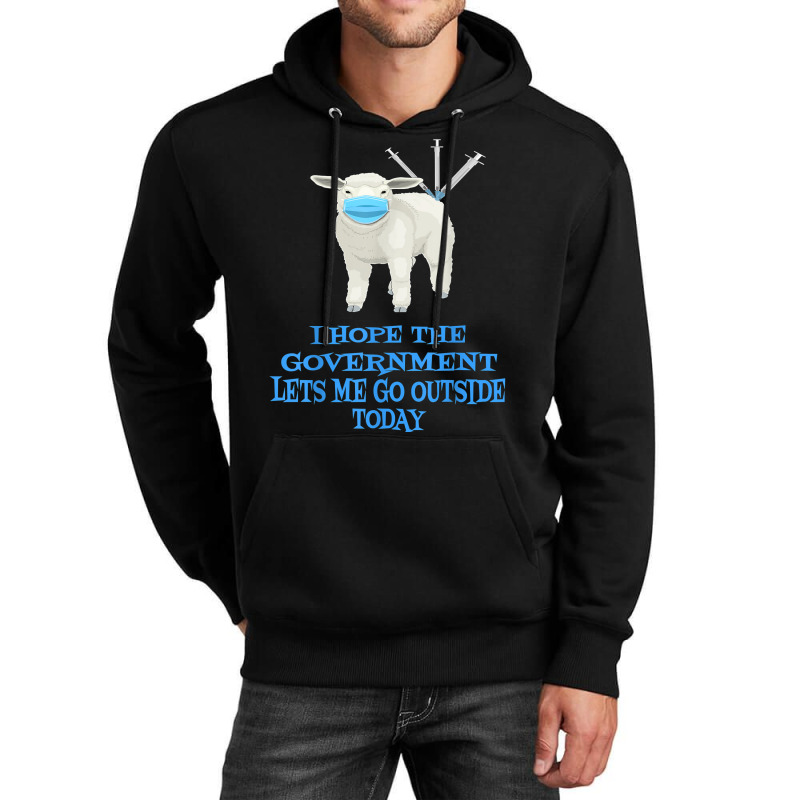 Sheep Sheeple Anti Vaccine Vax Mask Mandate Wants Go Outside T Shirt Unisex Hoodie by jermonmccline | Artistshot