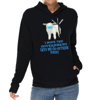 Sheep Sheeple Anti Vaccine Vax Mask Mandate Wants Go Outside T Shirt Lightweight Hoodie | Artistshot