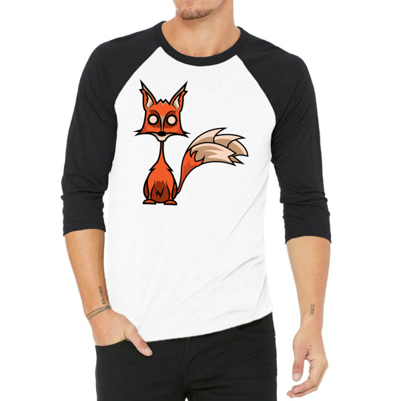 Crazy Fox 3/4 Sleeve Shirt | Artistshot