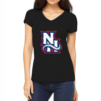 New Hampshire Fisher Cats1 Vectorized Women's V-neck T-shirt | Artistshot