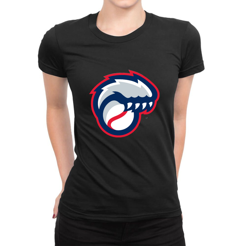 New Hampshire Fisher Cats2 Vectorized Ladies Fitted T-Shirt by bayan | Artistshot