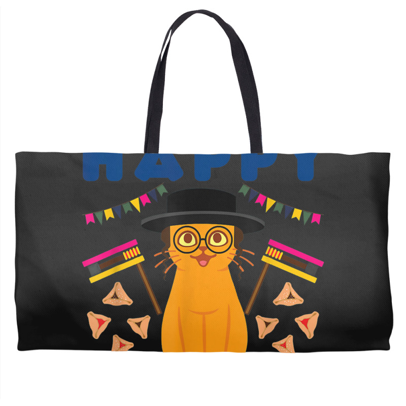 Happy Purrim Purim Funny Esther Cat Jewish Weekender Totes | Artistshot