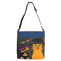 Happy Purrim Purim Funny Esther Cat Jewish Adjustable Strap Totes | Artistshot