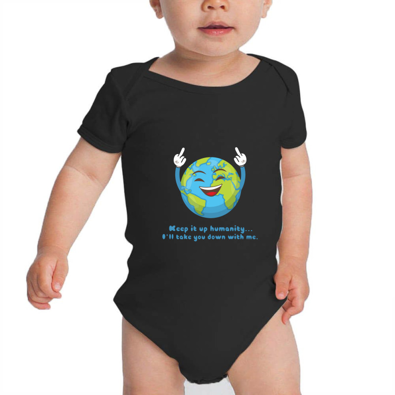 Earth Humanity Baby Bodysuit by rahmatikan | Artistshot