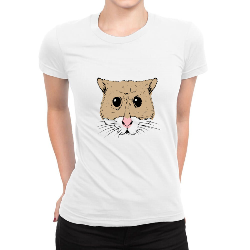 Hamster Ladies Fitted T-Shirt by Apollo | Artistshot