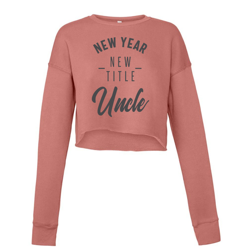 New Year New Title Uncle Cropped Sweater | Artistshot