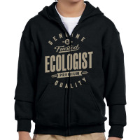 Genuine Ecologist Youth Zipper Hoodie | Artistshot