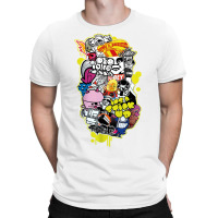 D Face Banksy Buff Monster Pez Insa Flying Fortress T-shirt | Artistshot