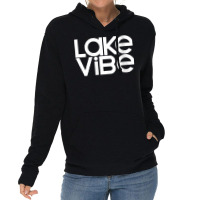 Womens Lake Vibe Life Wakeboard Ski Boat Bum Houseboat Tent Camping V Lightweight Hoodie | Artistshot