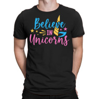 Believe N Unicorns T  Shirtbelieve în Unicorns T  Shirt T-shirt | Artistshot