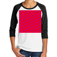 Red And Blue Gradient Artwork Youth 3/4 Sleeve | Artistshot