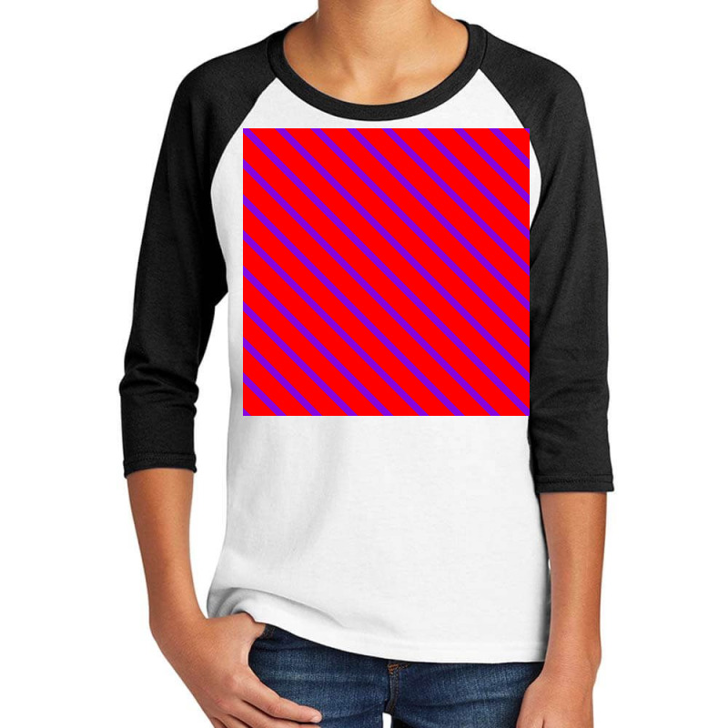 Red And Blue Gradient Artwork Youth 3/4 Sleeve by American choice | Artistshot