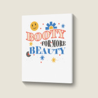 Funny Big Hot Booty For More Beauty Aesthetic Surgery Long Sleeve T Sh Portrait Canvas Print | Artistshot