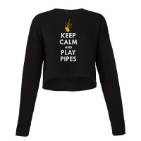 Bagpipe Scottish Scotland Music Player Funny Gift Cropped Sweater | Artistshot