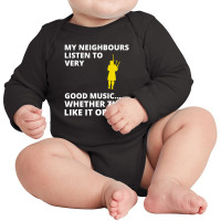 Bagpipe Scottish Scotland Music Player Funny Gift Long Sleeve Baby Bodysuit | Artistshot