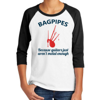 Bagpipe Scottish Scotland Music Player Funny Gift Youth 3/4 Sleeve | Artistshot