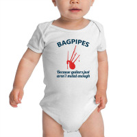 Bagpipe Scottish Scotland Music Player Funny Gift Baby Bodysuit | Artistshot