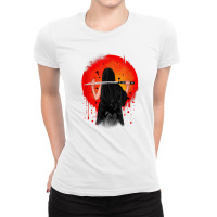 Samurai Sword Samurai Japanese T Shirt Ladies Fitted T-shirt | Artistshot