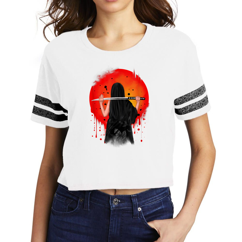 Samurai Sword Samurai Japanese T Shirt Scorecard Crop Tee by naythendeters2000 | Artistshot