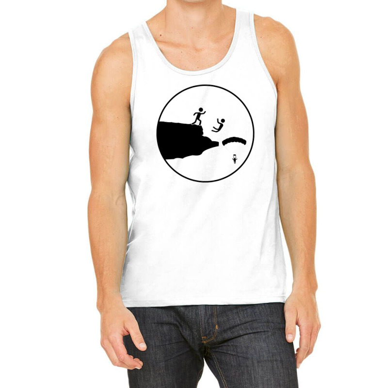 Base Jumping Sky Diving Diver Gift Tank Top by Tasteful Tees | Artistshot