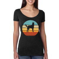 Belgian Malinois Retro Vintage 60s 70s Sunset Dog Lovers Men T Shirt Women's Triblend Scoop T-shirt | Artistshot