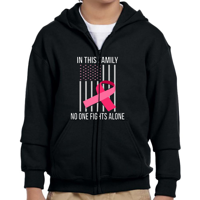 Usa Flag Hot Pink Ribbon Products Cleft Palate Awareness Pullover Youth Zipper Hoodie by akinowiaya | Artistshot