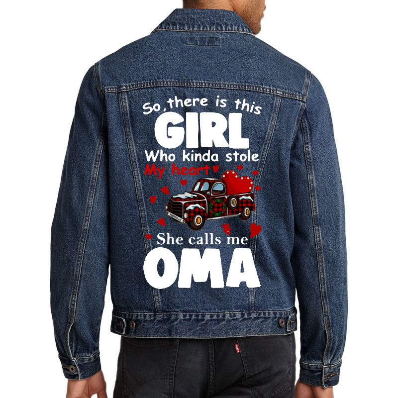 Christmas Girl Men Denim Jacket by Nicole Tees | Artistshot