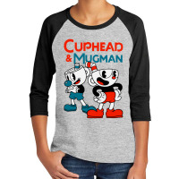 Cuphead And Mugman Youth 3/4 Sleeve | Artistshot