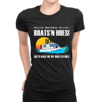 Boats N Hoes Ladies Fitted T-shirt | Artistshot