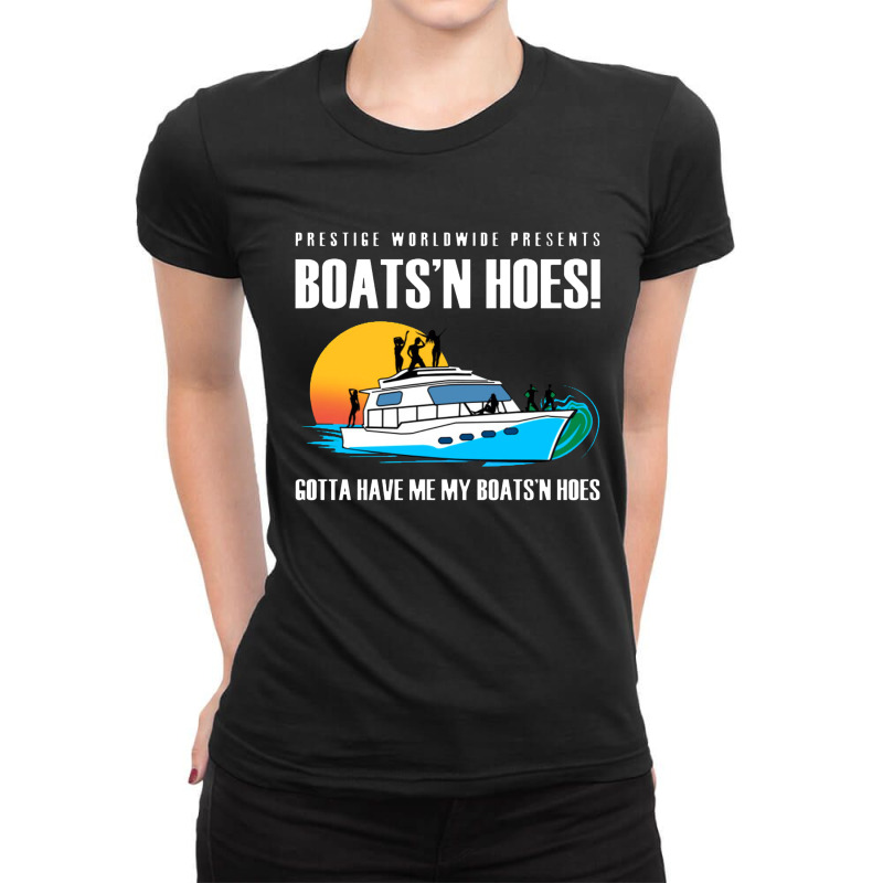 Boats N Hoes Ladies Fitted T-Shirt by Aibon | Artistshot