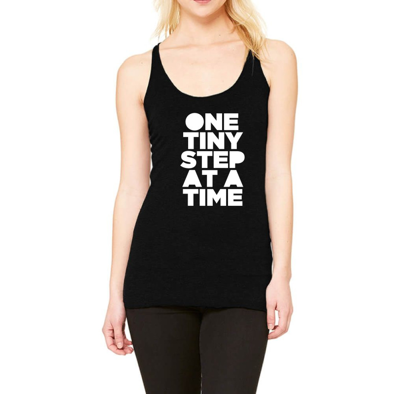 One Tiny Step At A Time Equality Rights Justice Racerback Tank by tincreative | Artistshot