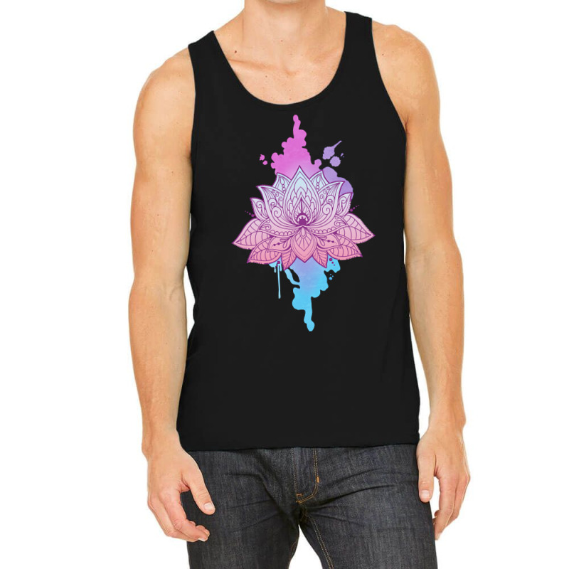 Mandala Lotus T  Shirt Asanas Mandala Lotus Mantra T  Shirt Tank Top by shanie31601 | Artistshot