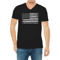 Usa Patriotic American Flag For Men Women Kids Boys Girls Us T Shirt V-neck Tee | Artistshot