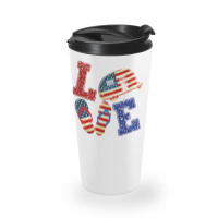 Camp Camping Loveusa Flag Flip Flop Camper Usa Flag Patriotcamper Camp Travel Mug | Artistshot