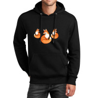 Three Little Foxes In Fox Family I Gift Unisex Hoodie | Artistshot