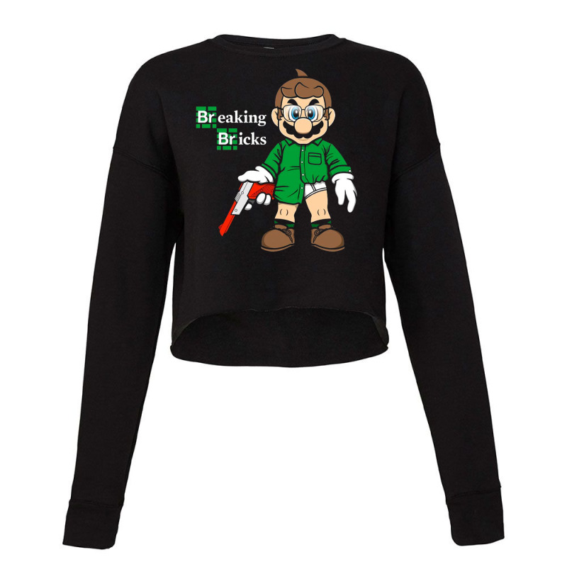 Breaking Bricks Cropped Sweater by Chaselong | Artistshot