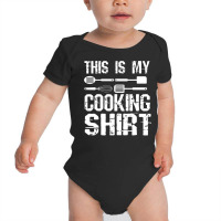 This Is My Cooking Shirt Cool Cook Chef Recipe Book Baking T Shirt Baby Bodysuit | Artistshot