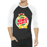 King Koopa 3/4 Sleeve Shirt | Artistshot