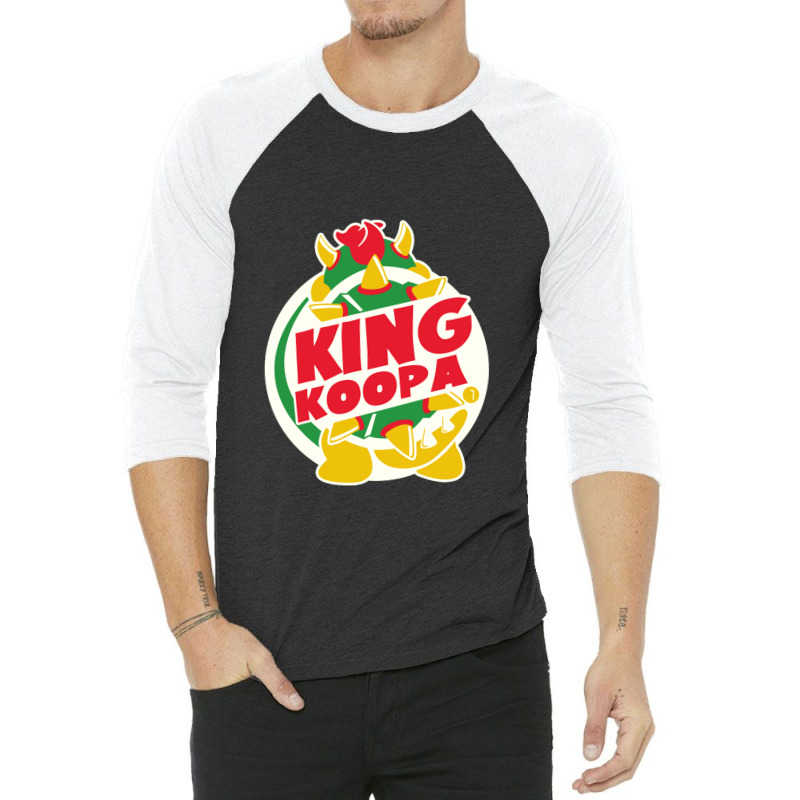 King Koopa 3/4 Sleeve Shirt | Artistshot